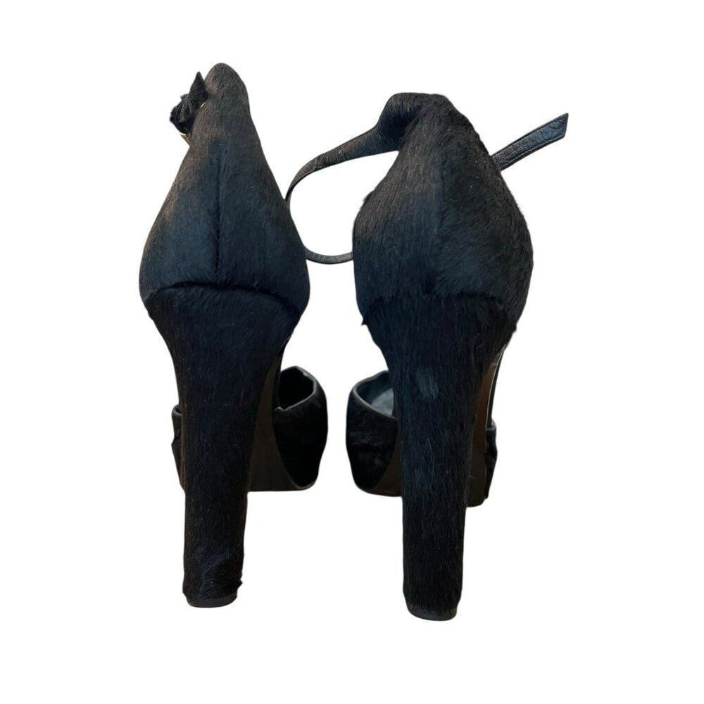 Gucci Black Platform Ankle-Strap Pumps - Picture 7 of 14